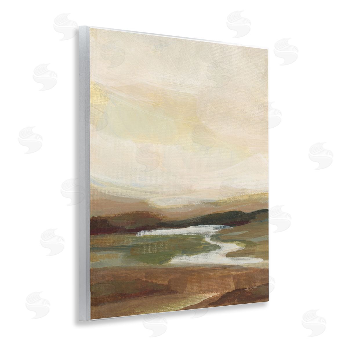 Haley Knighten Chestnut Springs River Wooden Wall Plaque Art Print