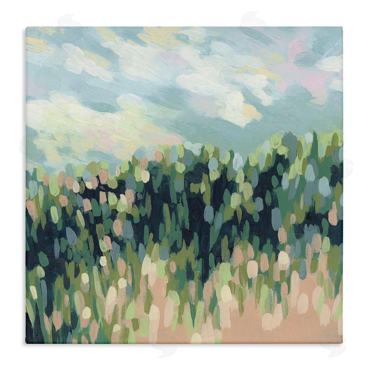 June Erica Vess Abstract Rural Plants Canvas Wall Art Print