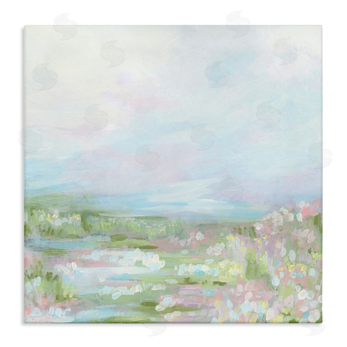 June Erica Vess Pastel Soft Landscape Canvas Wall Art Print
