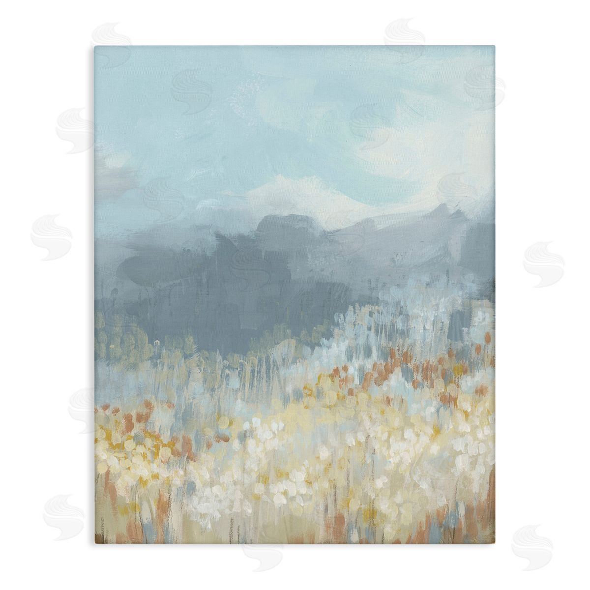 Mountains and Countryside Canvas Wall Art, Home Decor by June Erica Vess