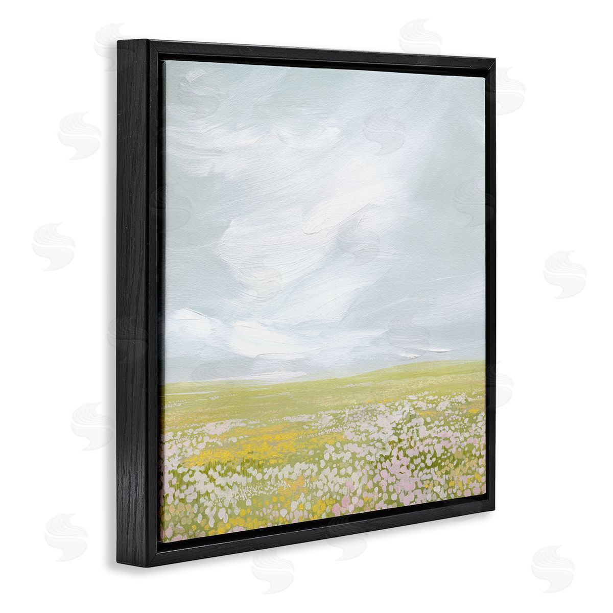 Grace Popp Endless Spring Meadow Black Floating Frame Canvas Wall Art Print