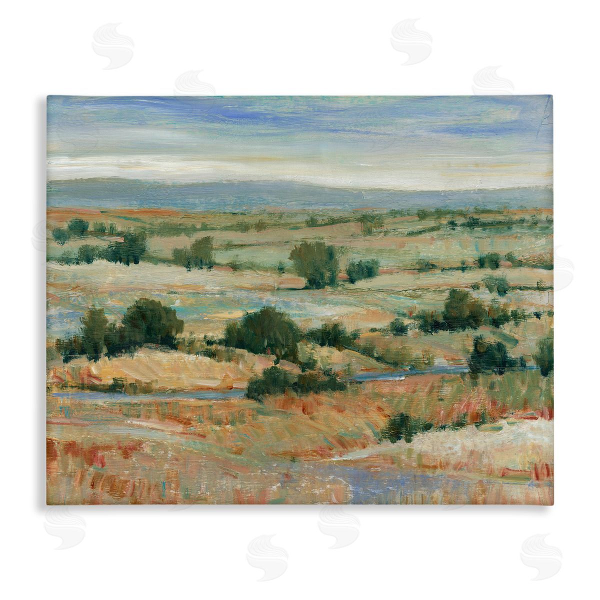 Tim O'Toole Distant Farmland View Canvas Wall Art Print