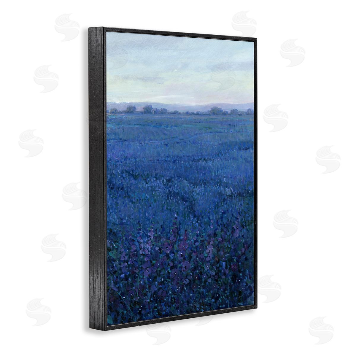 Vast Blue Fields View Black Frame Print Wall Art, Home Decor by Tim OToole