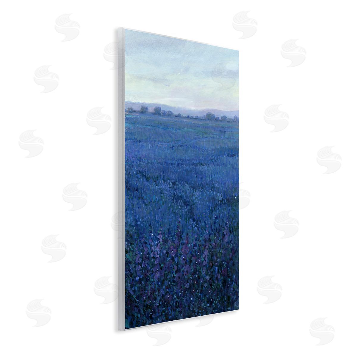 Vast Blue Fields View Wood Plaque Wall Art, Home Decor by Tim OToole