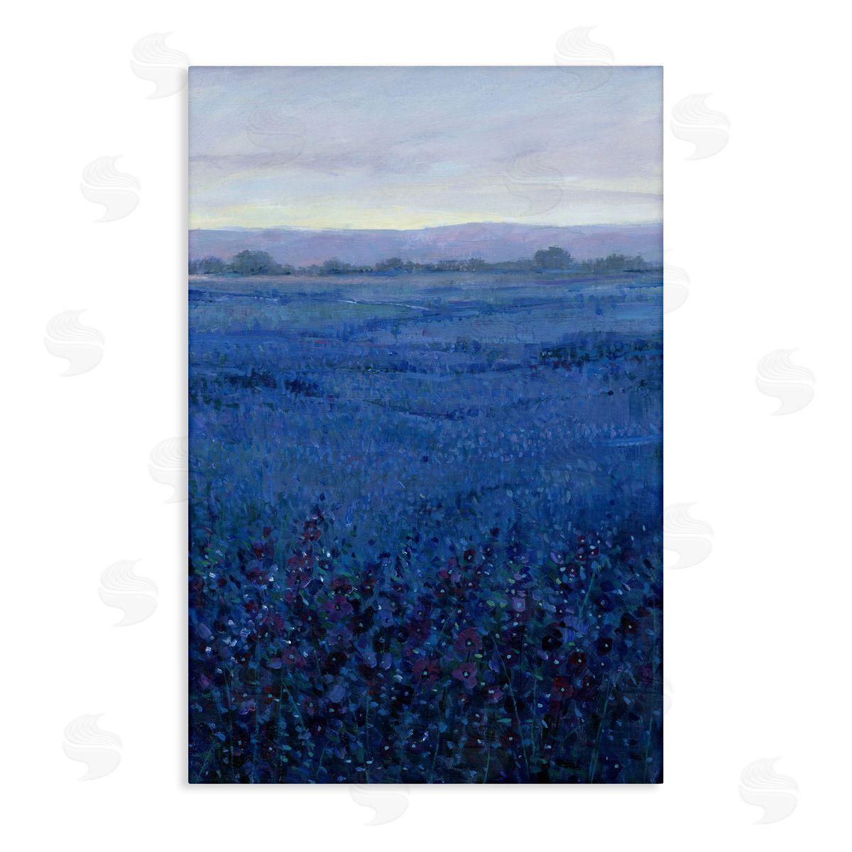 Blue Country Fields Canvas Wall Art, Home Decor by Tim OToole