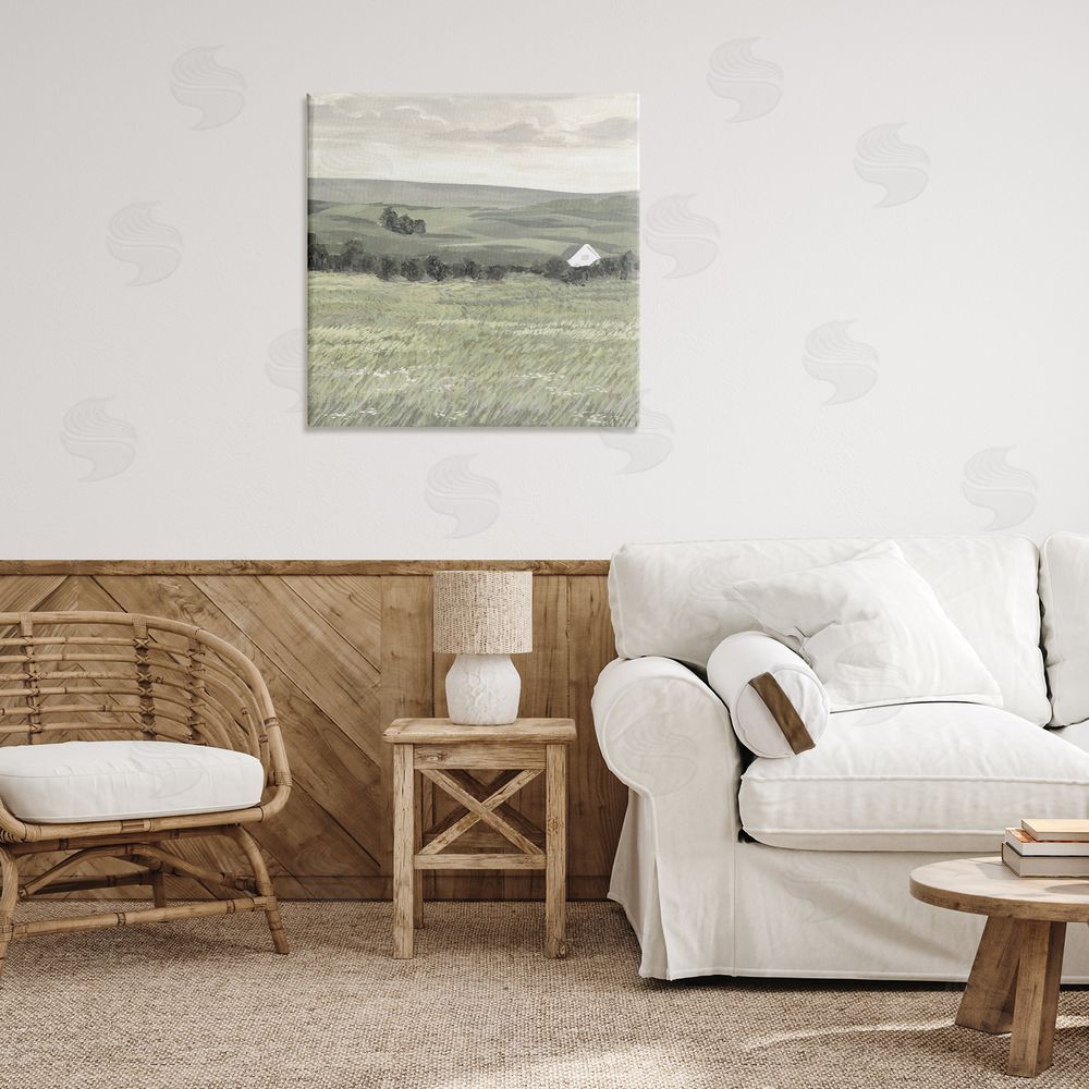 Victoria Borges Scenic Country Charm Canvas Wall Art Print in Room
