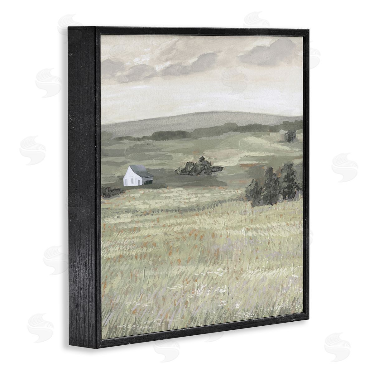 Victoria Borges Scenic Country Landscape Black Framed Giclee Wall Art Print