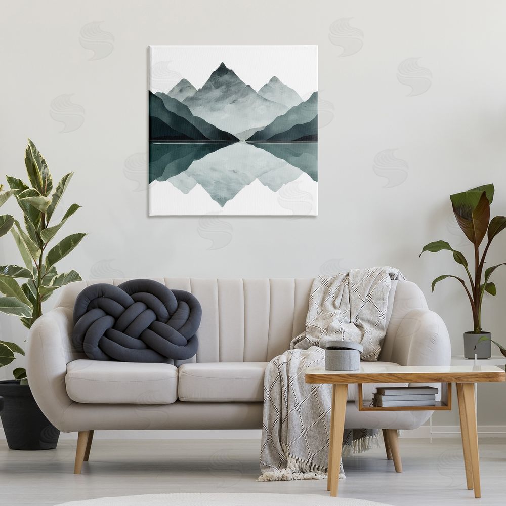 Denise Dundon Earth & Water Landscape Canvas Wall Art Print in Room
