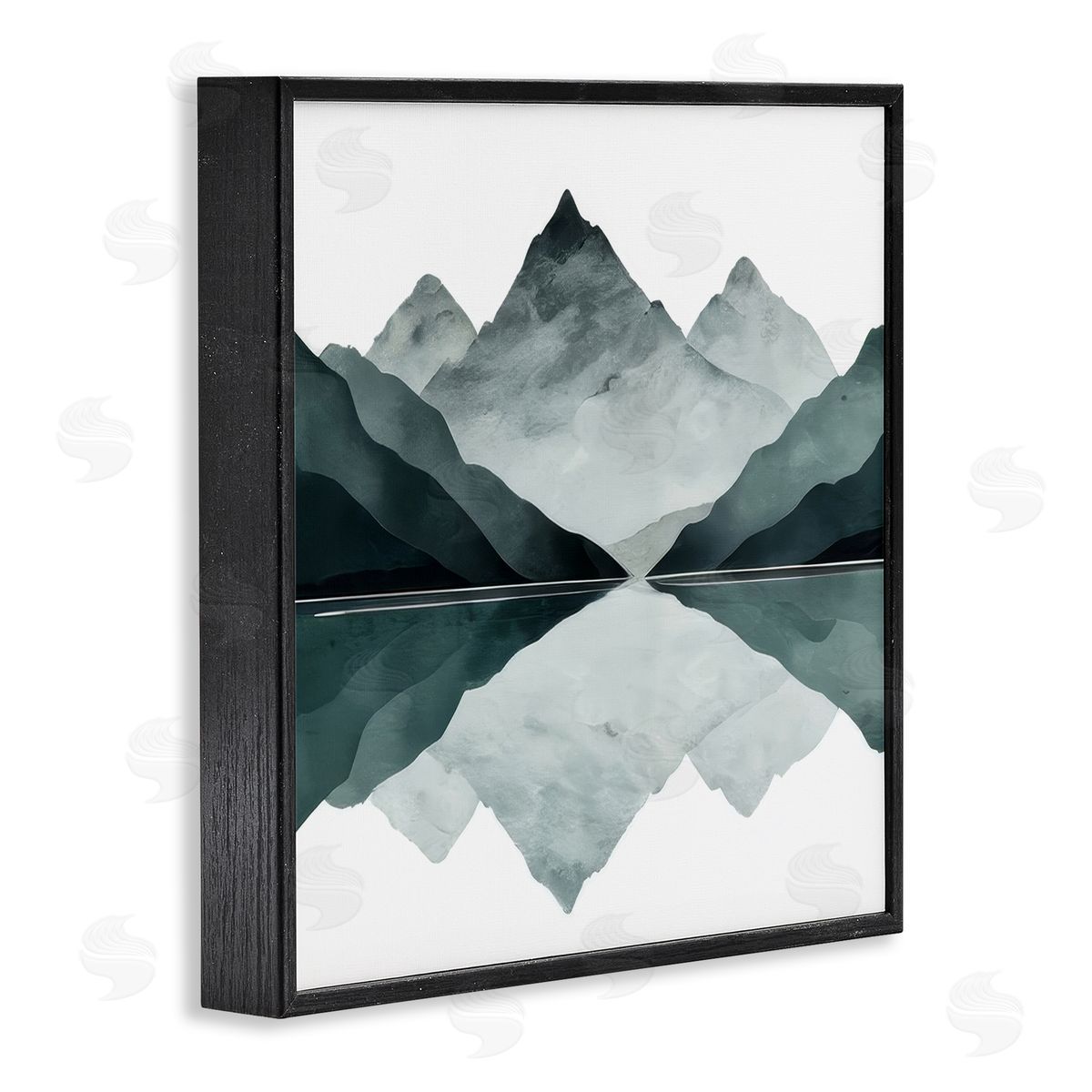 Denise Dundon Earth & Water Landscape Black Framed Giclee Wall Art Print