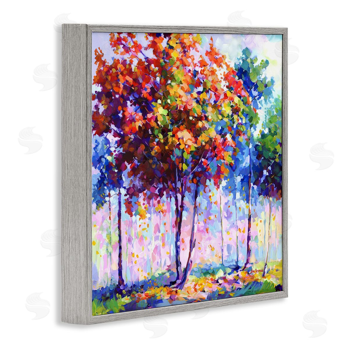 Leon Devenice Shades Of Solitude Gray Framed Giclee Wall Art Print