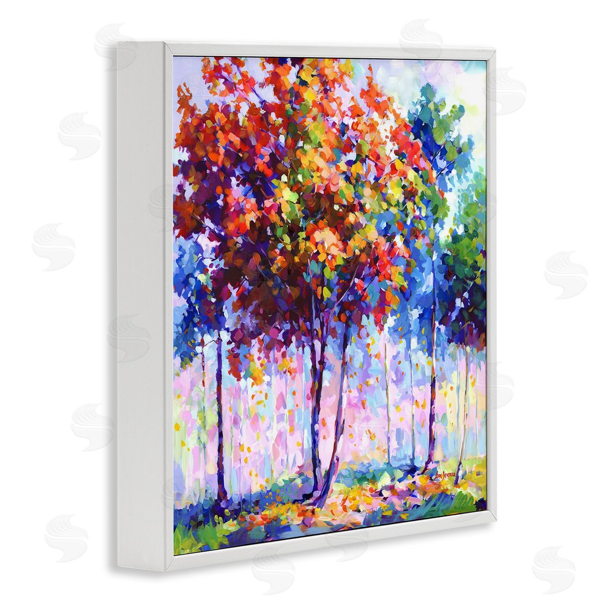 Leon Devenice Shades Of Solitude White Framed Giclee Wall Art Print