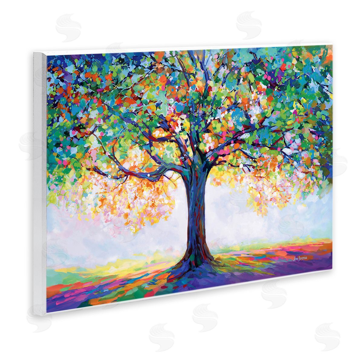 Leon Devenice Tree Of Opportunity Wooden Wall Plaque Art Print