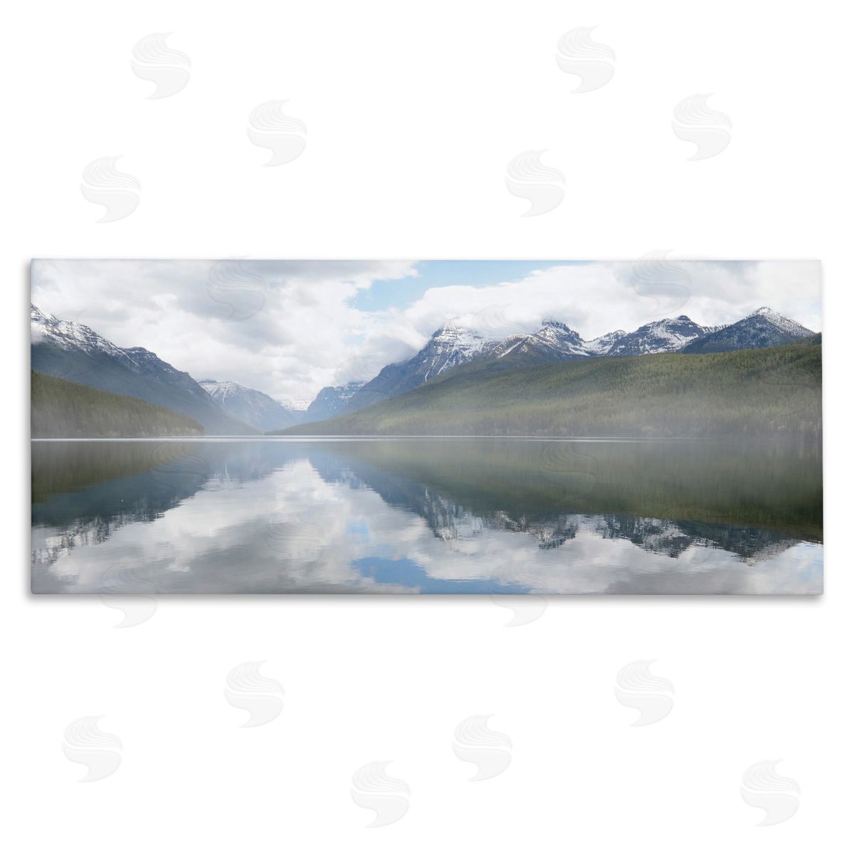 Mountain Peak Reflections Canvas Wall Art, Home Decor by Lori Deiter