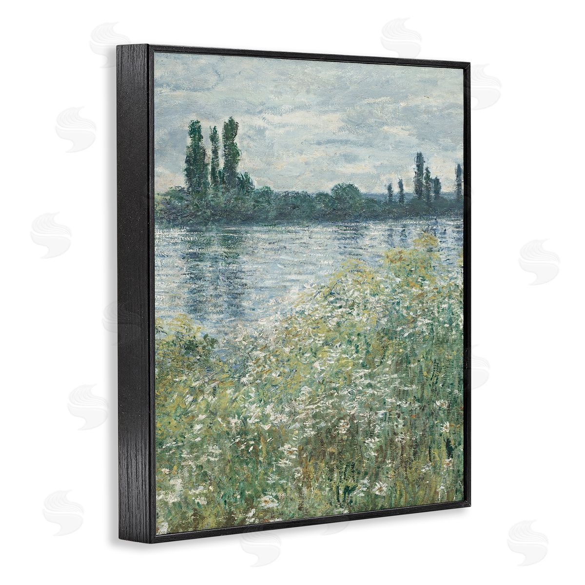 Speckled Classic Landscape Black Frame Print Wall Art, Home Decor by Lettered and Lined