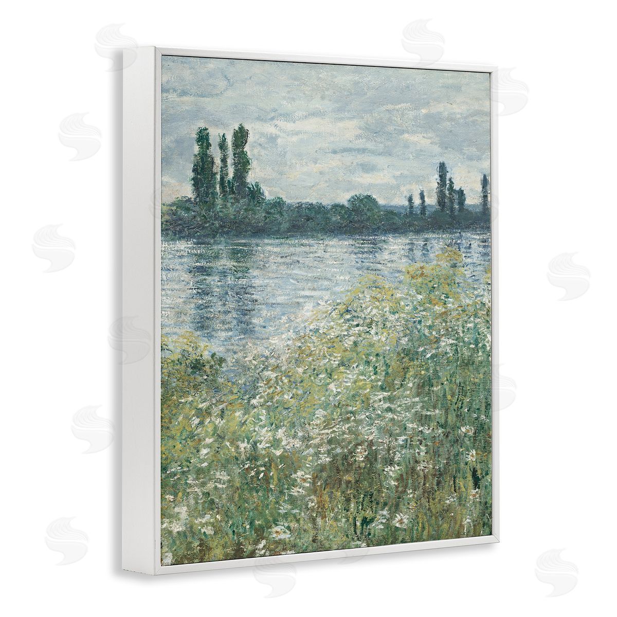 Speckled Classic Landscape White Frame Print Wall Art, Home Decor by Lettered and Lined