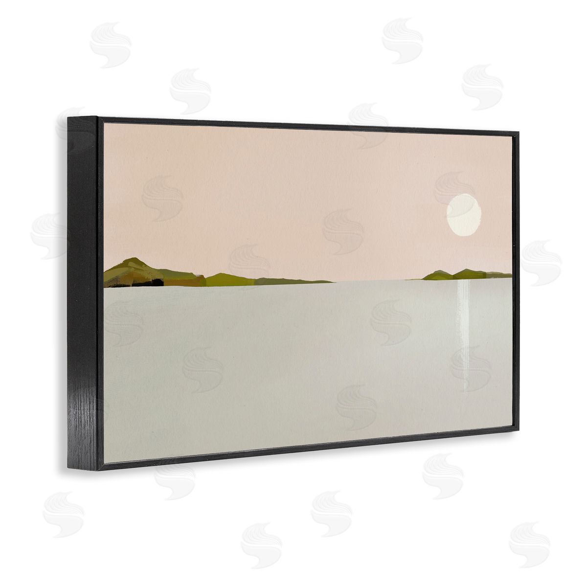 Morning Has Spoken Black Frame Print Wall Art, Home Decor by Leah Straatsma