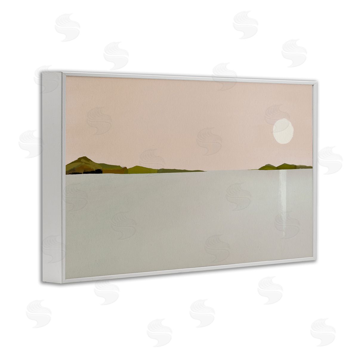 Morning Has Spoken White Frame Print Wall Art, Home Decor by Leah Straatsma