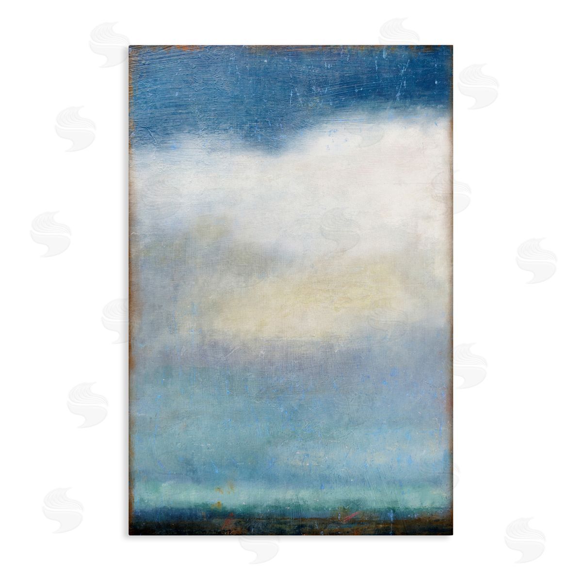 Rustic Clouds Landscape Canvas Wall Art, Home Decor by Suzanne Nicoll