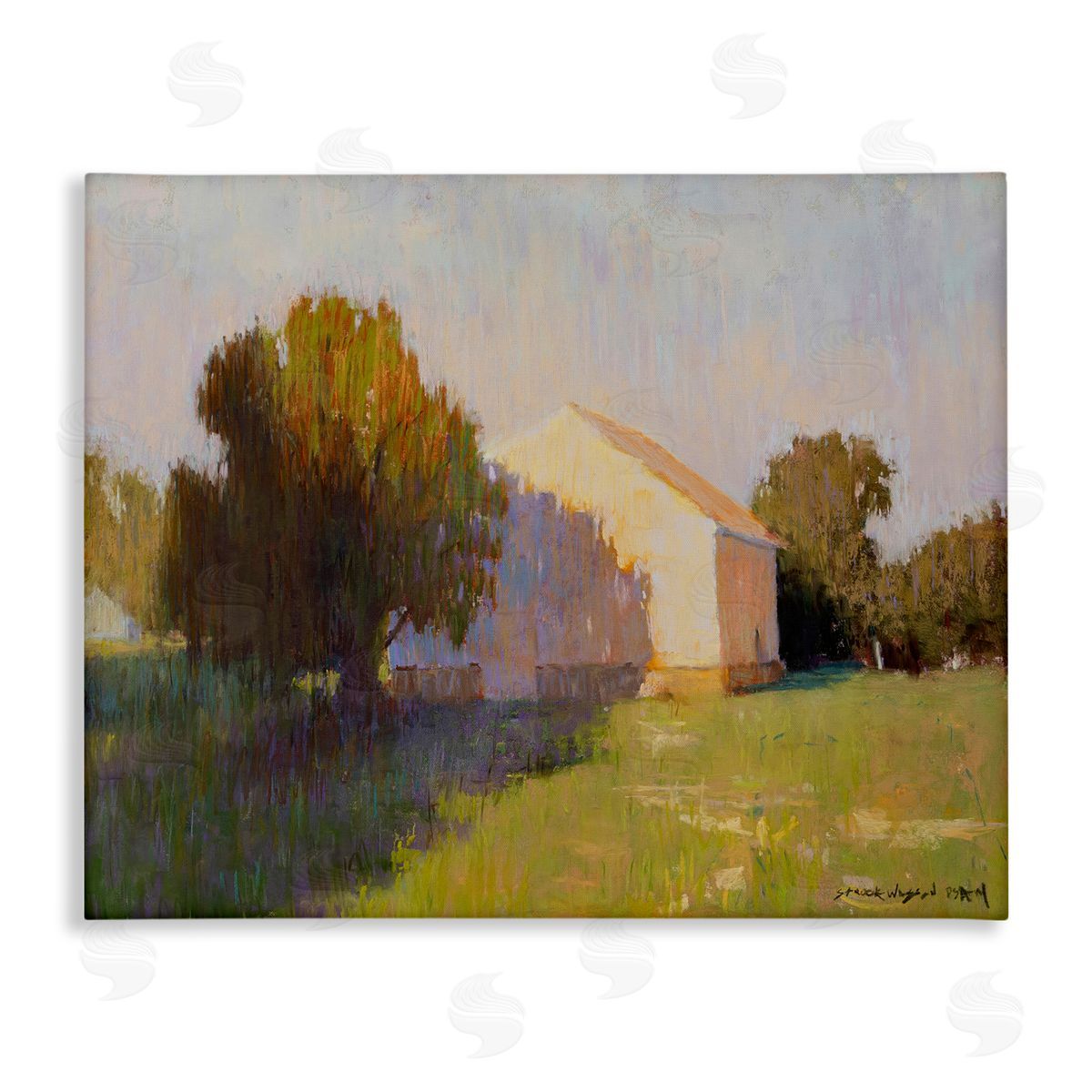 Summer Farm View Canvas Wall Art, Home Decor by Carol Strock Wasson