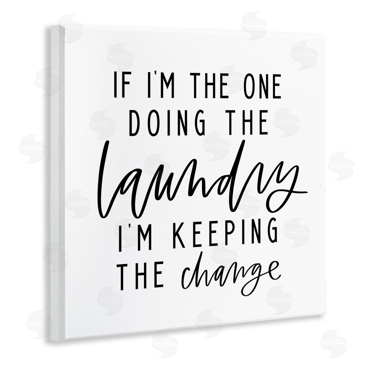 Valerie Wieners Keeping The Change Laundry Wooden Wall Plaque Art Print