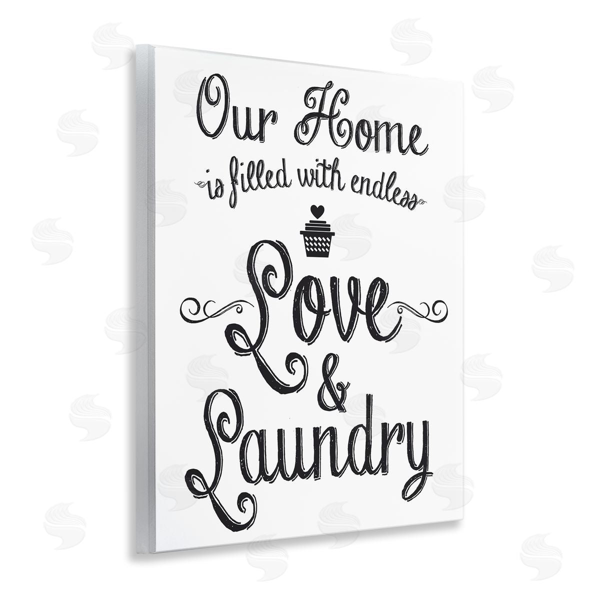 Endless Love and Laundry Wood Plaque Wall Art, Home Decor by Lettered and Lined