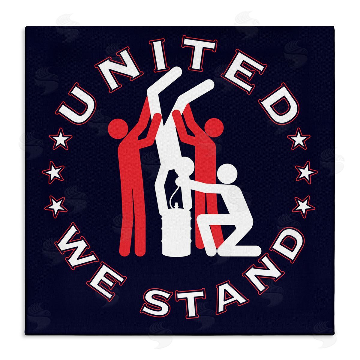 Jedco Brands Inc. Funny Keg Stand Canvas Wall Art Print