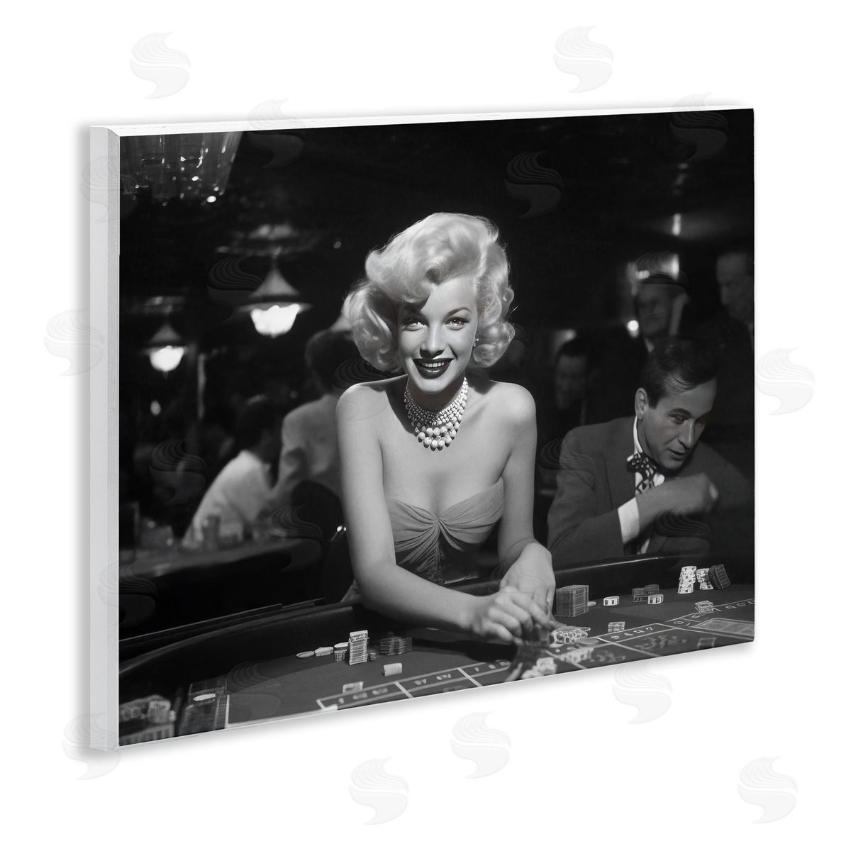Iconic Marilyn Portrait Wood Plaque Wall Art, Home Decor by Lazar Studio