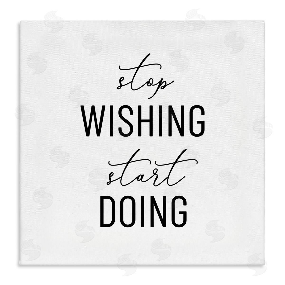 Anna Quach Motivational Start Doing Canvas Wall Art Print