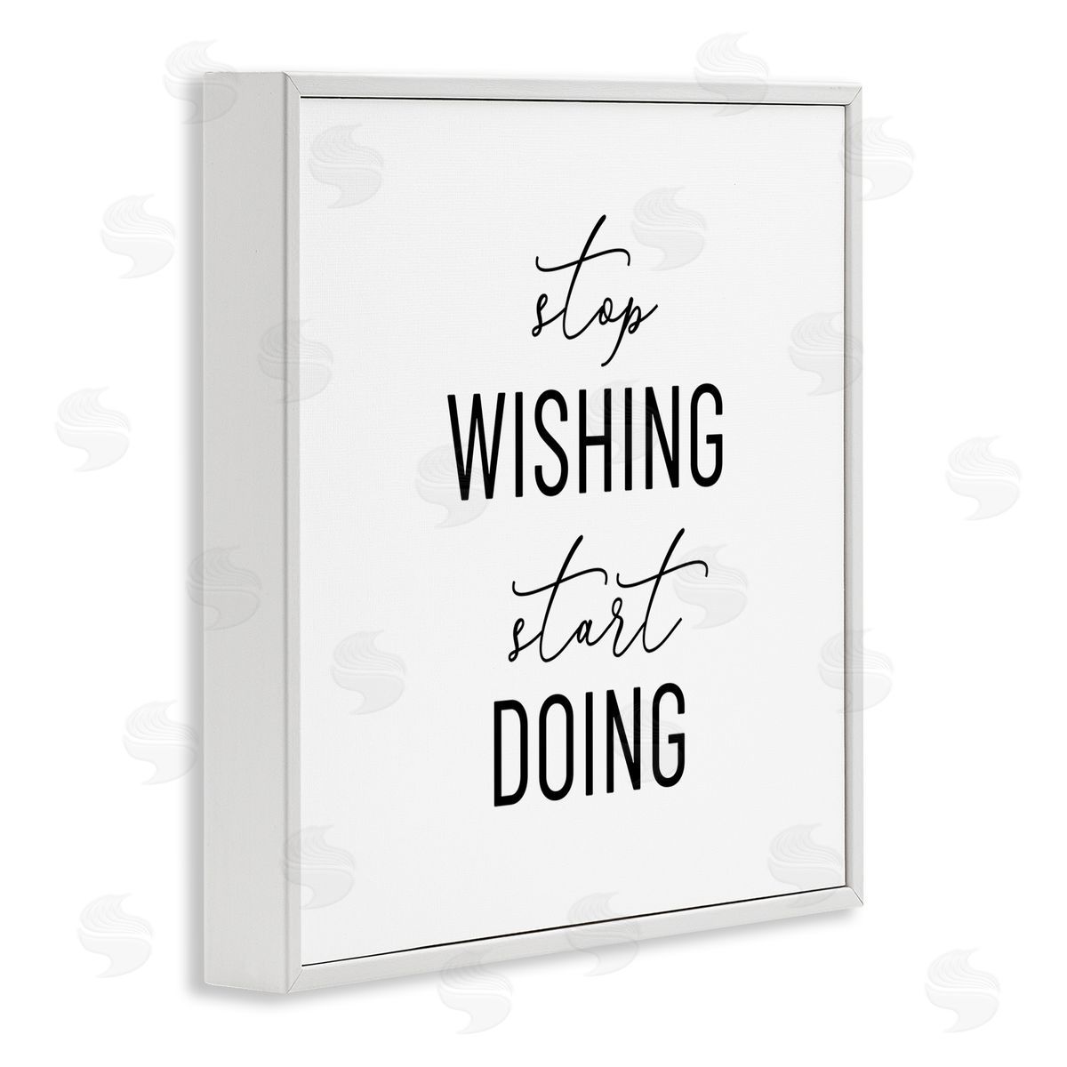 Anna Quach Motivational Start Doing White Framed Giclee Wall Art Print