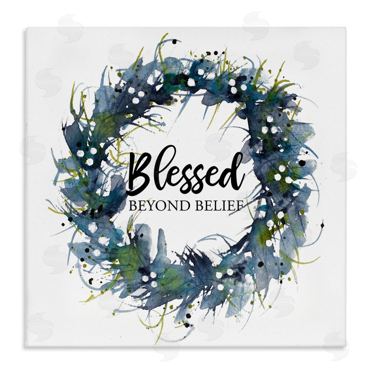 Krinlox Blessed Beyond Belief Canvas Wall Art Print