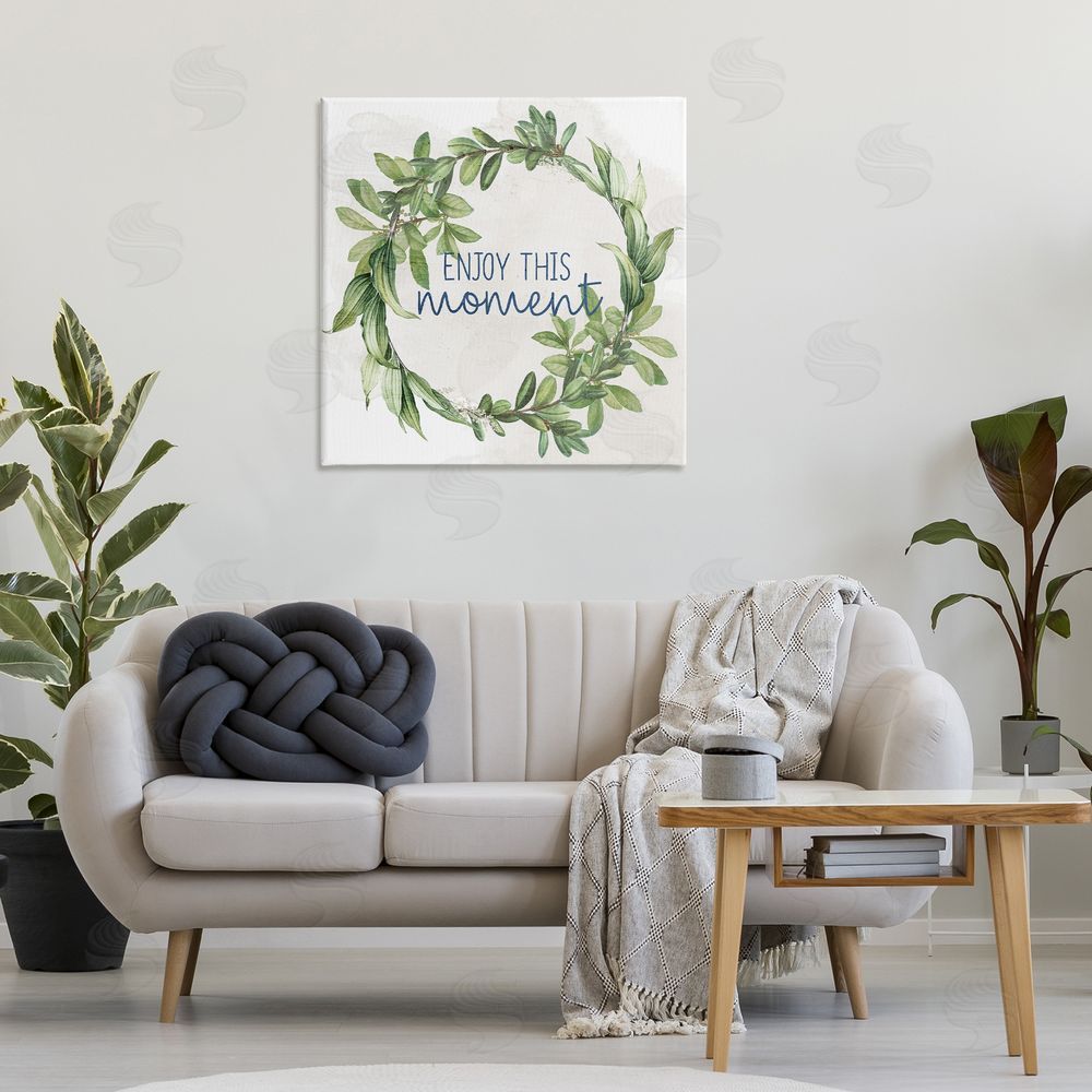 Anne Bailey Enjoy This Moment Canvas Wall Art Print in Room
