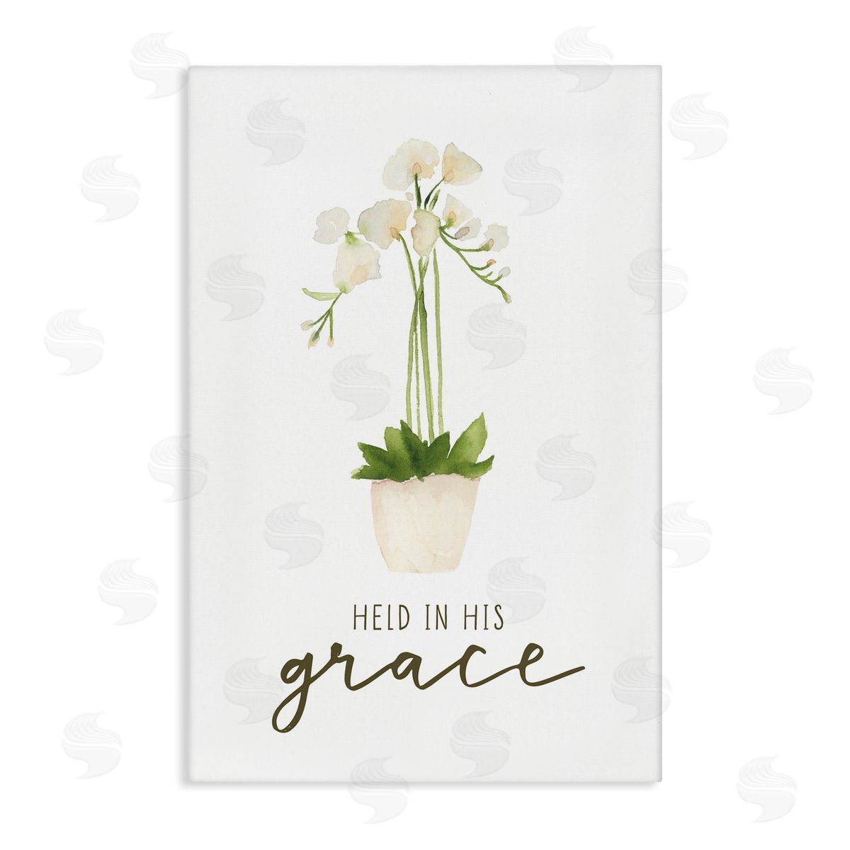 Held In His Grace Canvas Wall Art, Home Decor by Blue Chair Blessing