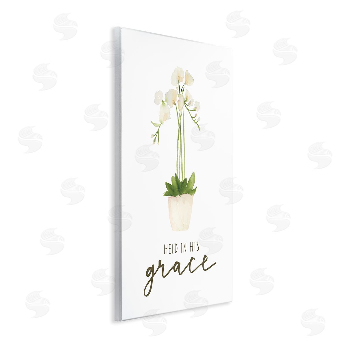 Held In His Grace Wood Plaque Wall Art, Home Decor by Blue Chair Blessing