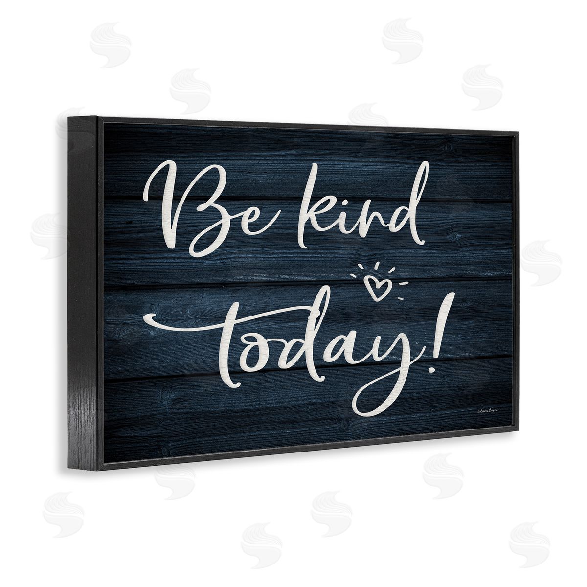 Susie Boyer Be Kind Today Black Framed Giclee Wall Art Print