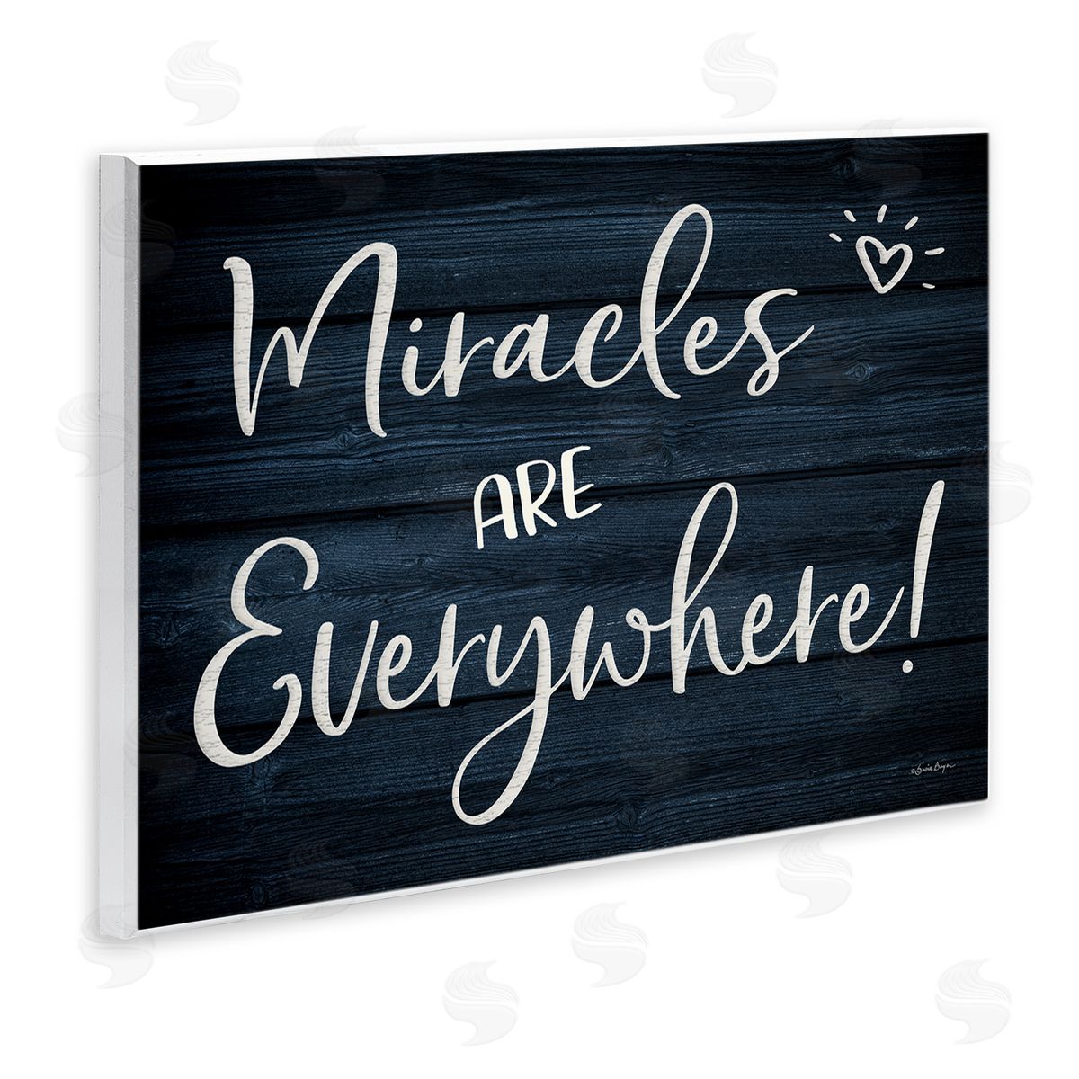 Susie Boyer Miracles Are Everywhere Wooden Wall Plaque Art Print