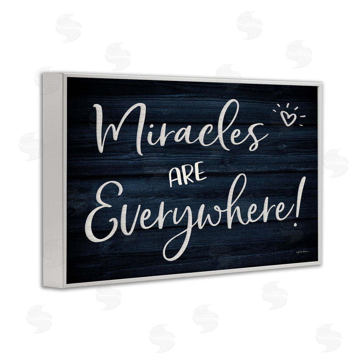 Susie Boyer Miracles Are Everywhere White Framed Giclee Wall Art Print