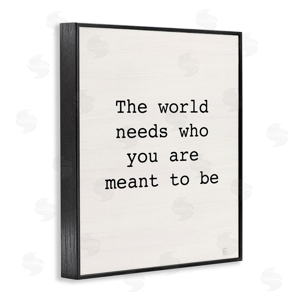 Inspirational Meant To Be Black Frame Print Wall Art, Home Decor by Fearfully Made Creations