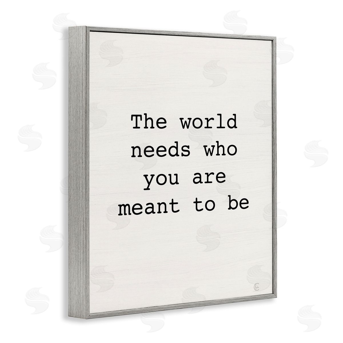 Inspirational Meant To Be Grey Frame Print Wall Art, Home Decor by Fearfully Made Creations