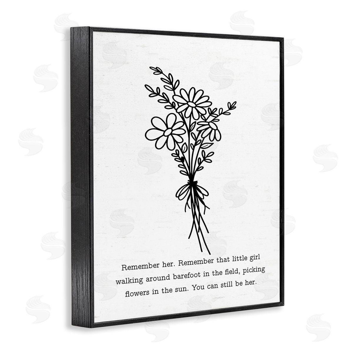 Lettered and Lined You Can Still Be Her Black Framed Giclee Wall Art Print