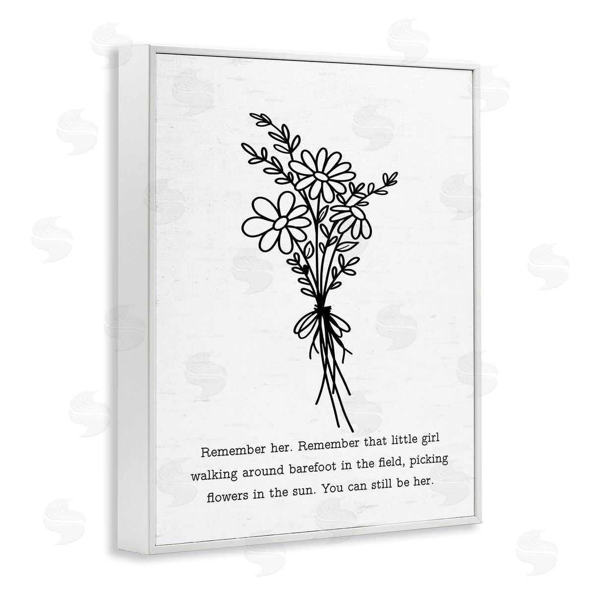 Lettered and Lined You Can Still Be Her White Framed Giclee Wall Art Print