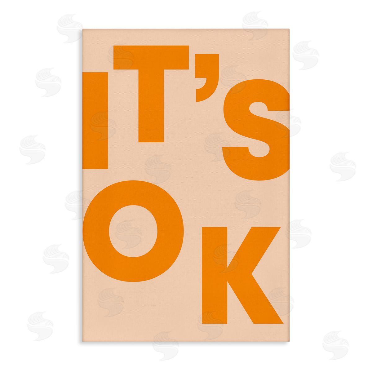 It's OK Typography Canvas Wall Art, Home Decor by Incado