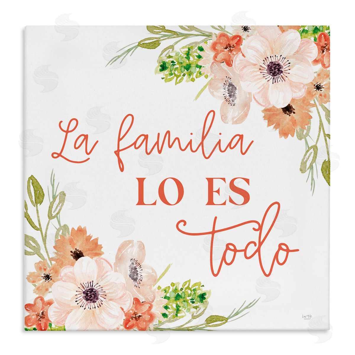 Lux + Me Designs Spanish Family Is Everything Canvas Wall Art Print
