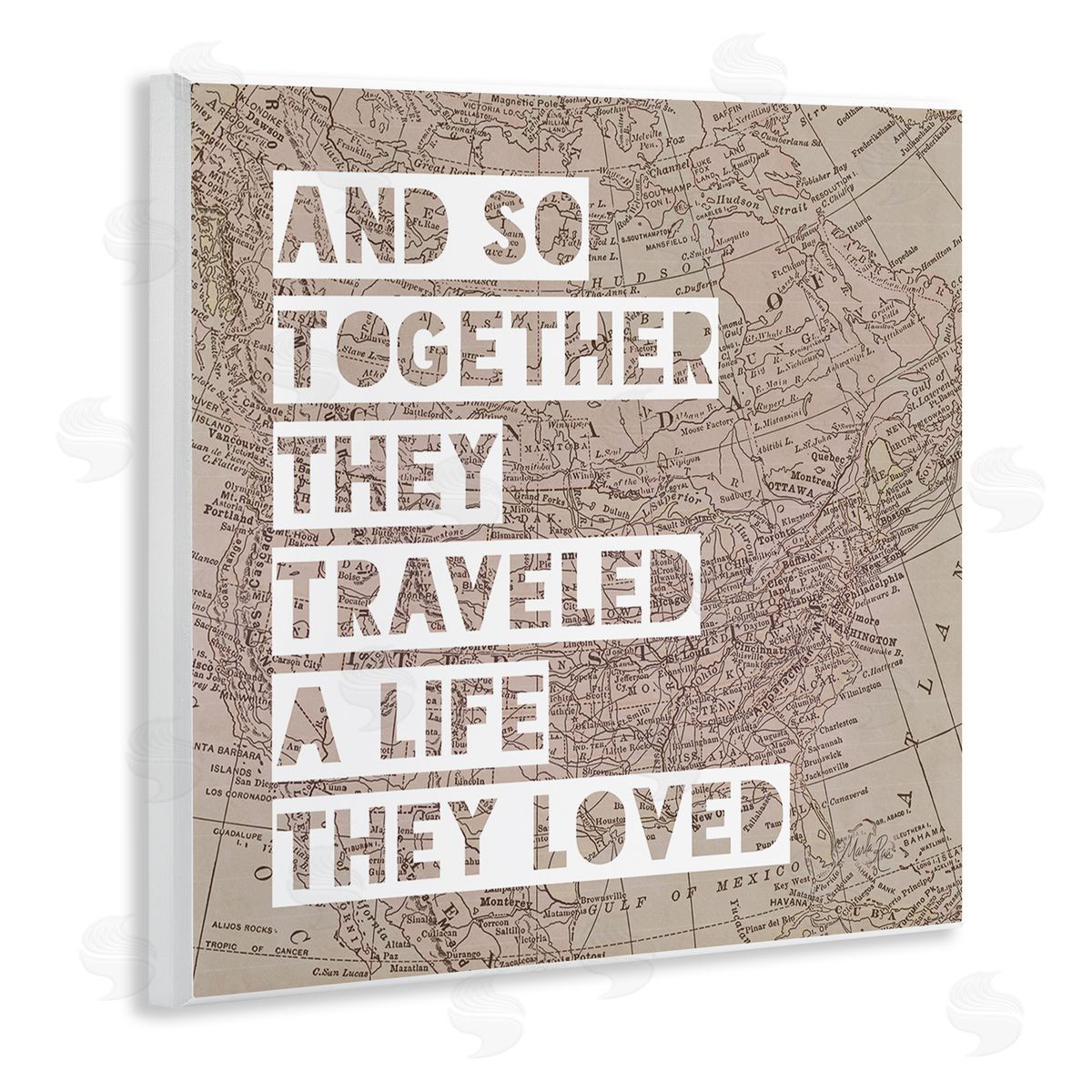 Marla Rae Together They Traveled Wooden Wall Plaque Art Print