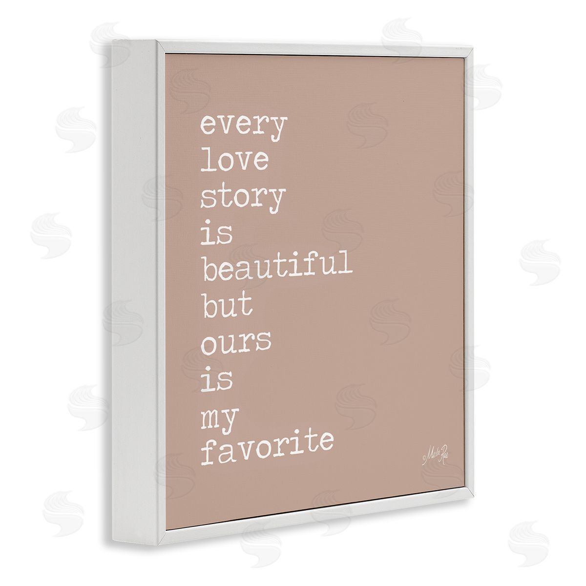 Marla Rae Favorite Love Story White Framed Giclee Wall Art Print