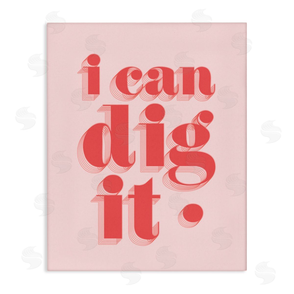Stupell Studio I Can Dig It Phrase Canvas Wall Art Print