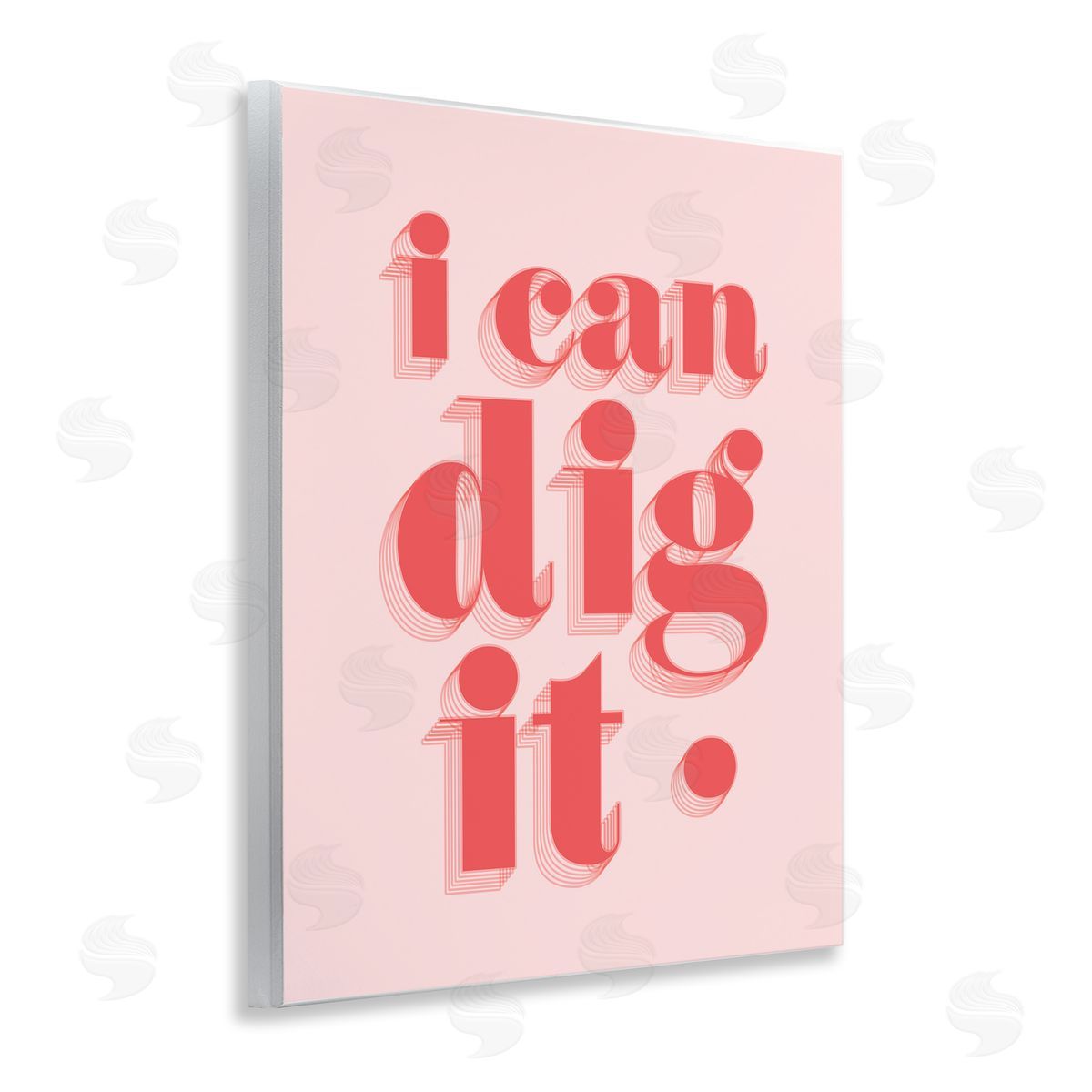 Stupell Studio I Can Dig It Phrase Wooden Wall Plaque Art Print