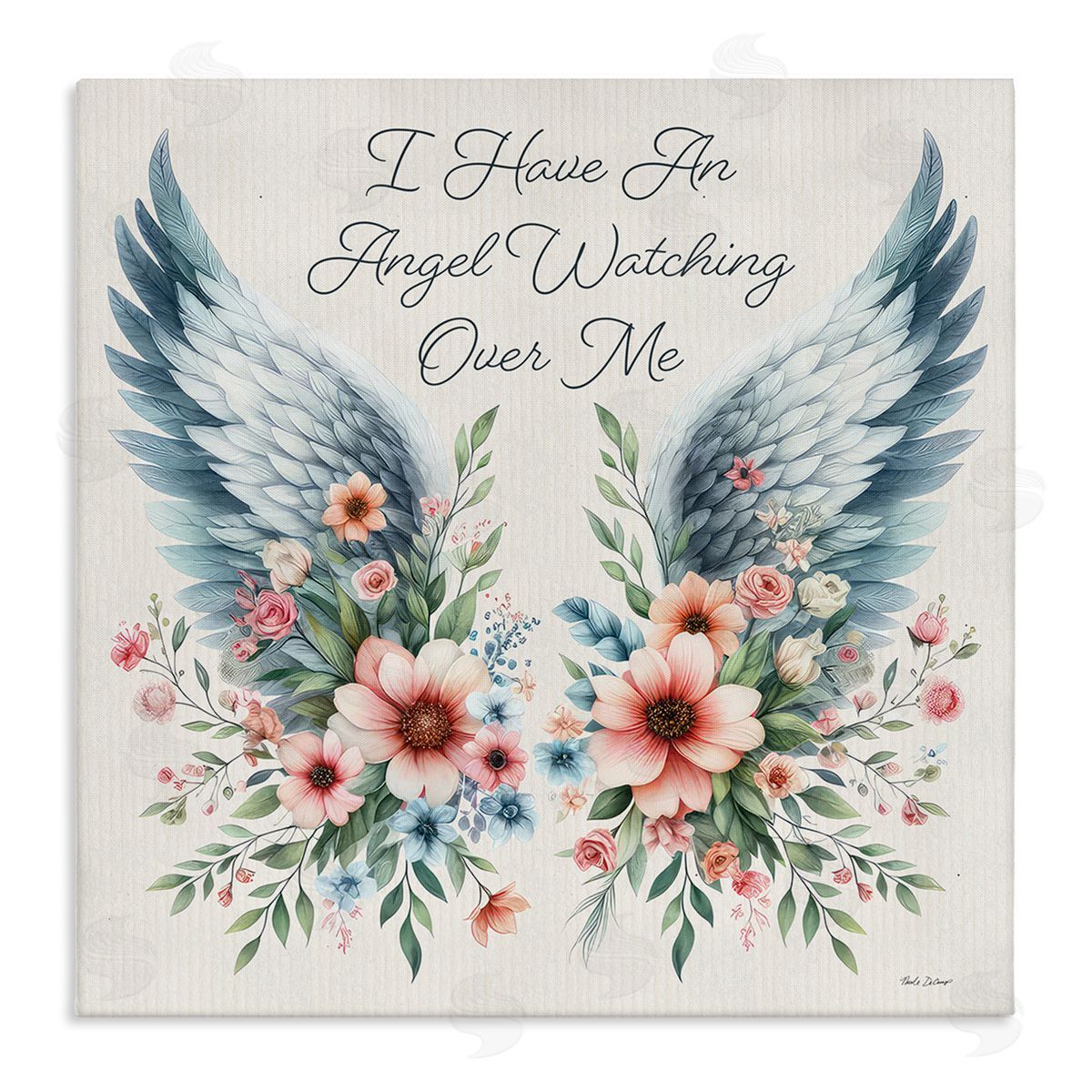Nicole DeCamp Angel Watching Me Canvas Wall Art Print