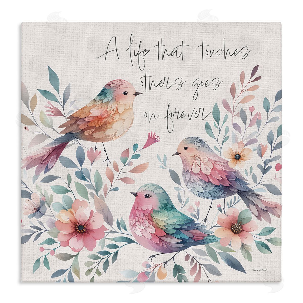 Nicole DeCamp Life That Touches Others Canvas Wall Art Print