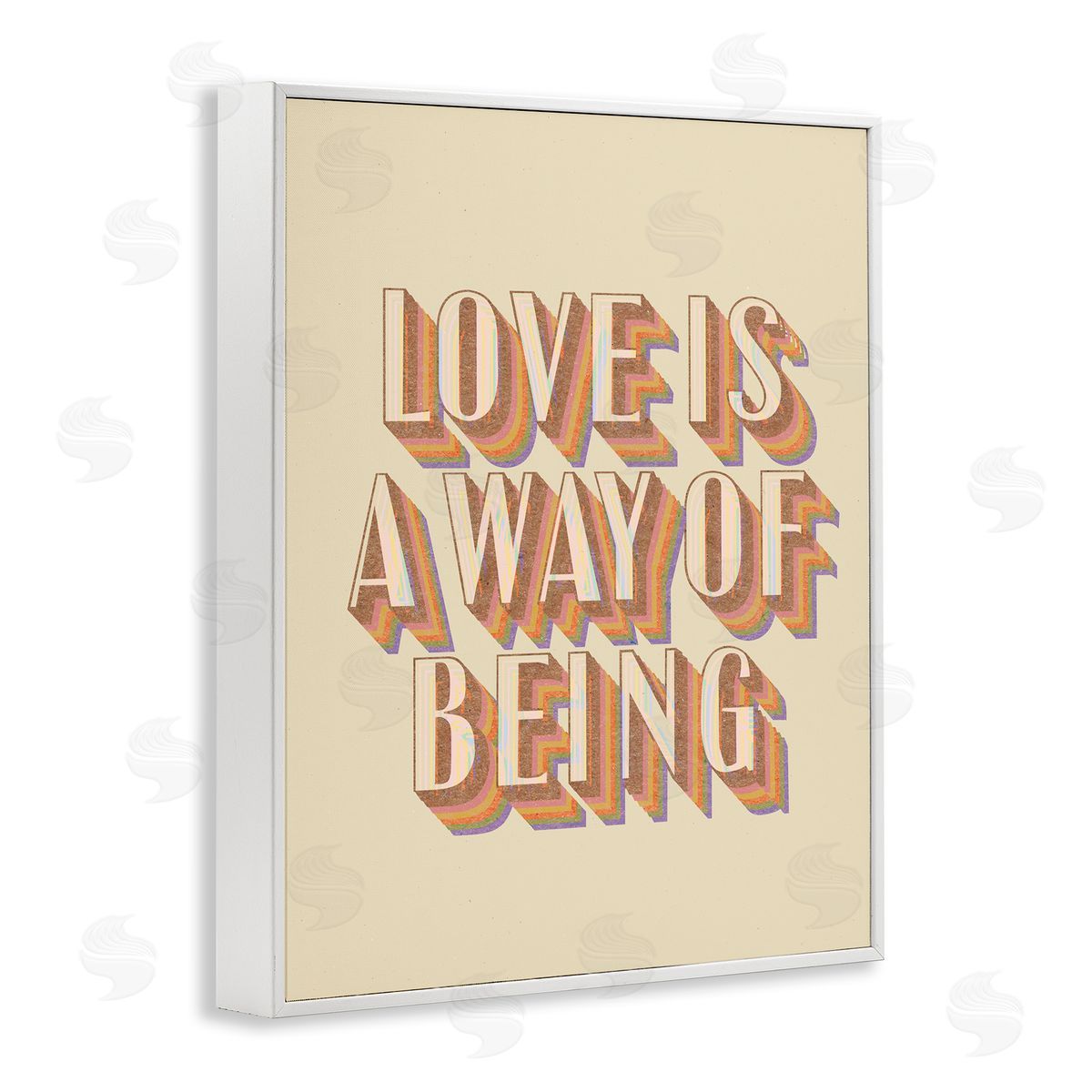 Stupell Studio Sentimental Love Phrase White Framed Giclee Wall Art Print
