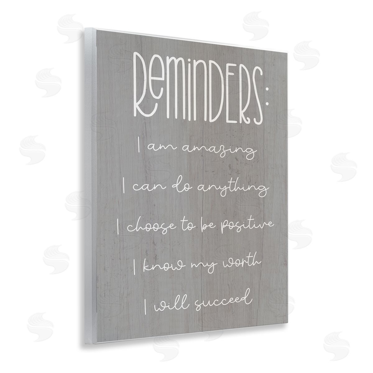 Stupell Studio Self Confidence Reminders Wooden Wall Plaque Art Print